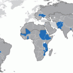 CIDA's countries of focus
