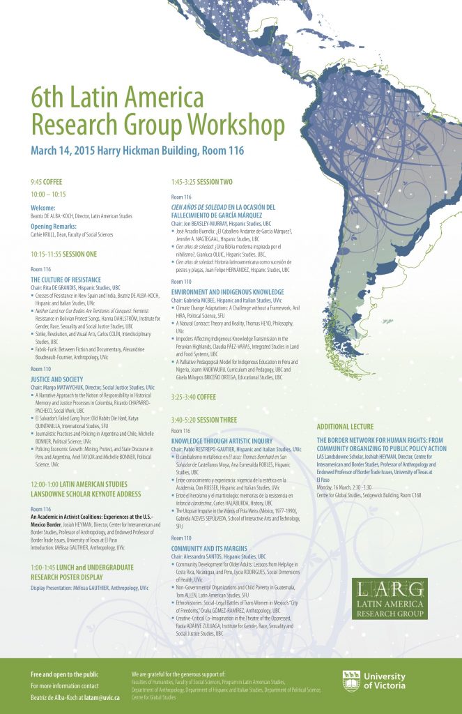 Latin American Research Group workshop, 2015